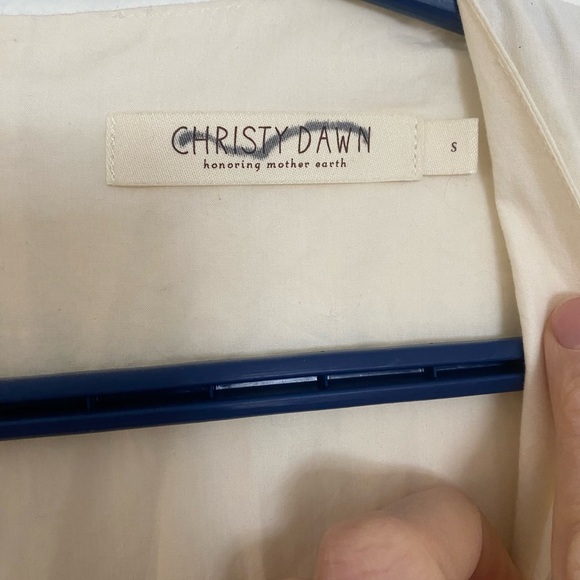 Christy Dawn Cream Lightweight Button-Front Dress - Picture 5 of 5